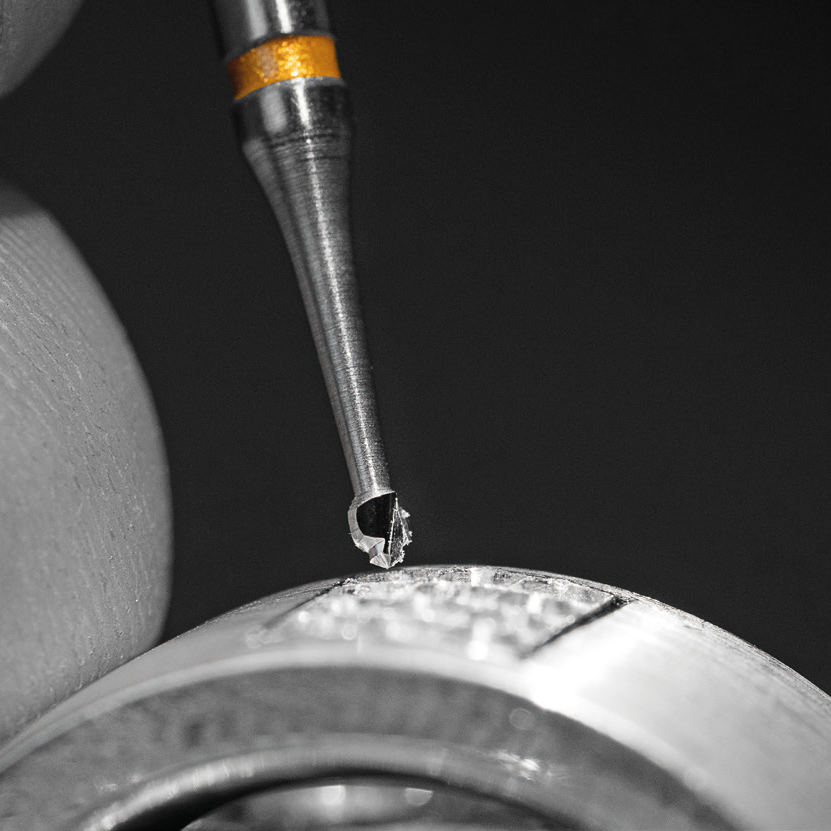 79447008 Hårdmetallborr miniatyrfräs Busch PaveCut_inAction