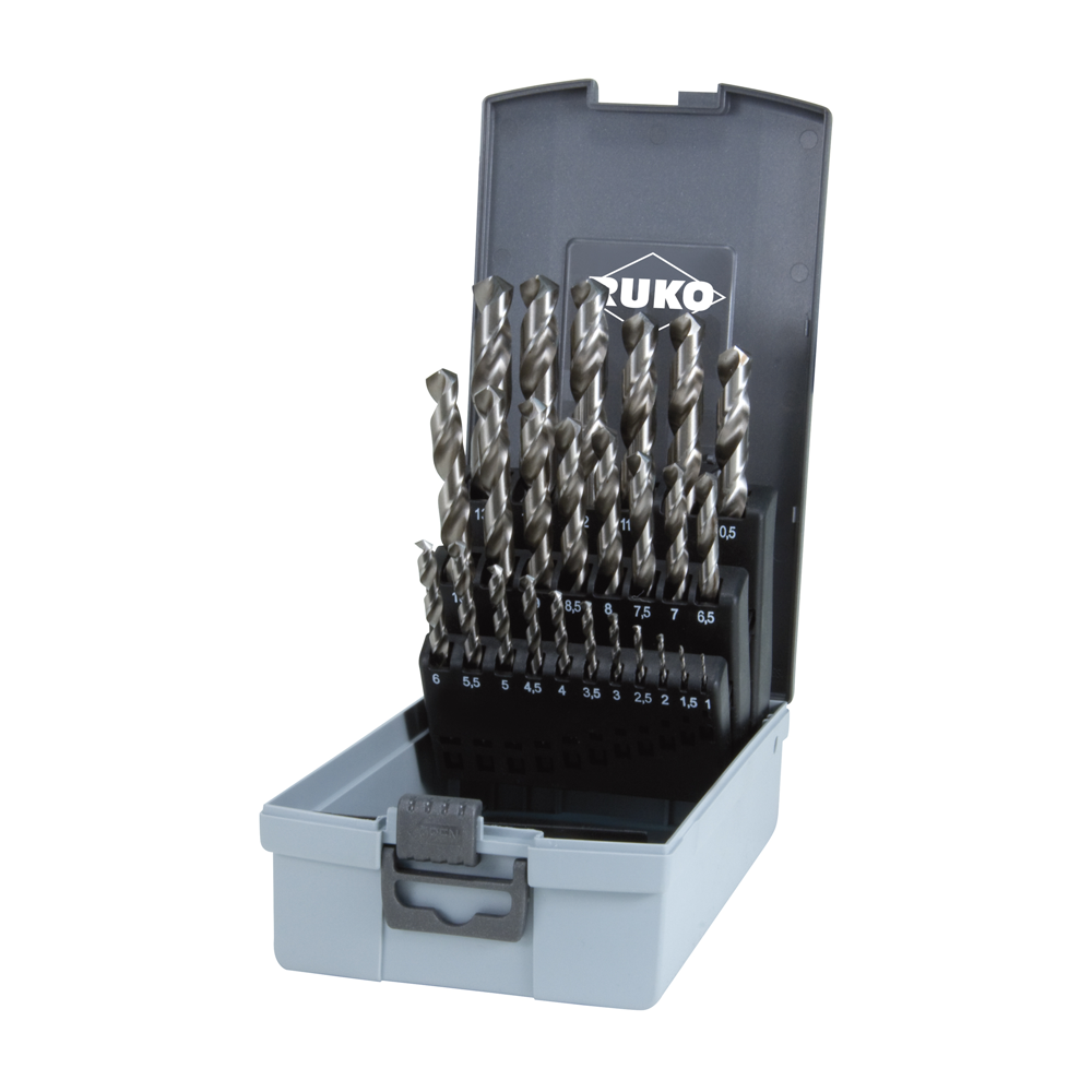 Borrkasett DIN338 typ N HSS-G 214215RO