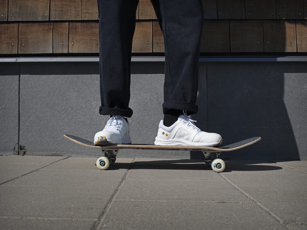 ejendals Jalas TEMPUS mjuk lågsko skyddsko fritidssko arbetssko skateboard