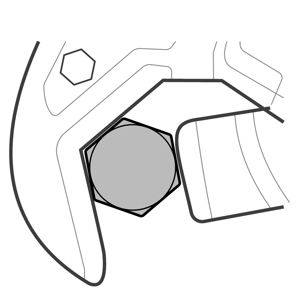 4551090260 Polygrip Muttertång Motortång TORQY illustration