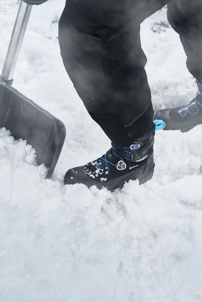 871398 Jalas Heavy Duty 1398 GTX vintersko vattentät Gore-Tex skyddssko med spittrampskydd och tåhätta i snön